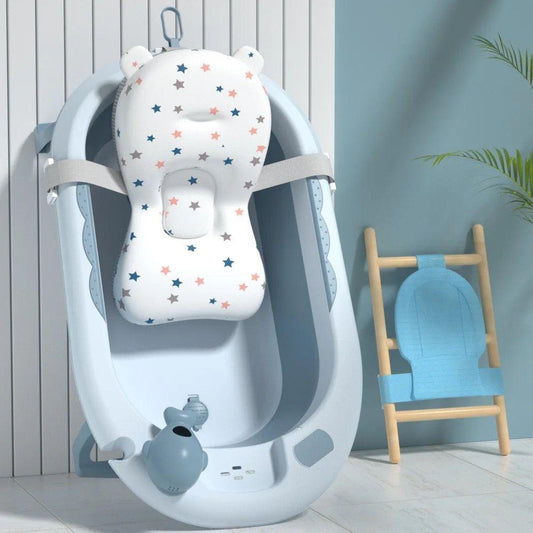 BAÑERA PLEGABLE PARA BEBÉ CON TERMÓMETRO